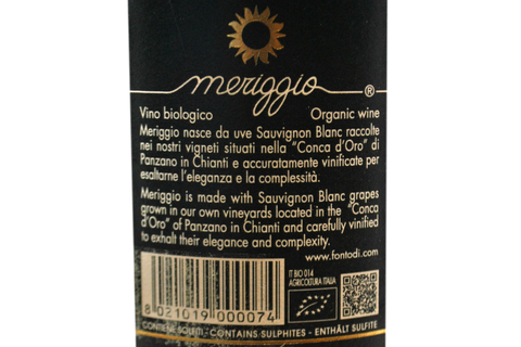 SAUVIGNON BLANC COLLI TOSCANA CENTRALE IGT DOCG "MERIGGIO" 2022 - FONTODI