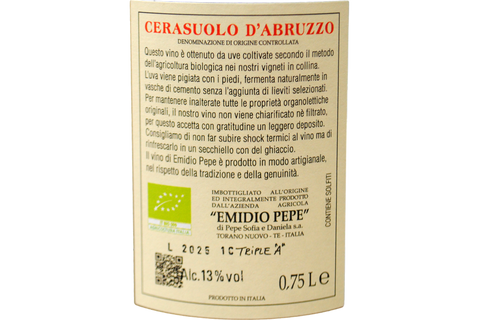 CERASUOLO D'ABRUZZO DOC 2025 - EMIDIO PEPE