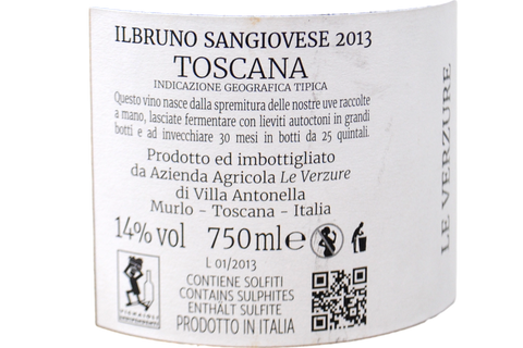 SANGIOVESE IGT "ILBRUNO" 2013 - LE VERZURE