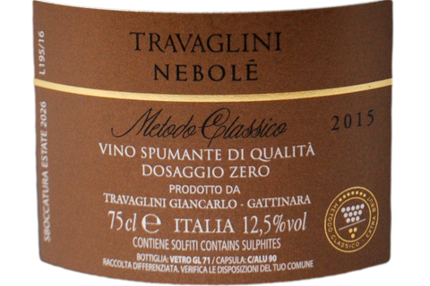 METODO CLASSICO DOSAGGIO ZERO SBOCCATURA TARDIVA "NEBOLÉ 120 MESI" 2015 IN ASTUCCIO - TRAVAGLINI