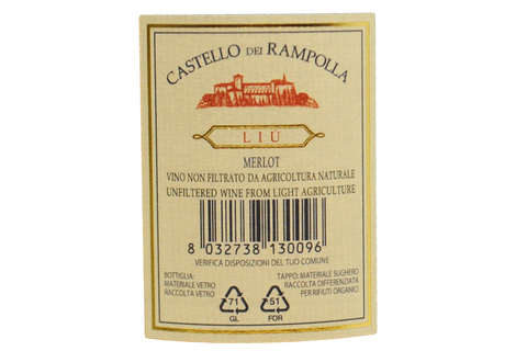 TOSCANA IGT MERLOT "LIÙ" 2021 - CASTELLO DEI RAMPOLLA