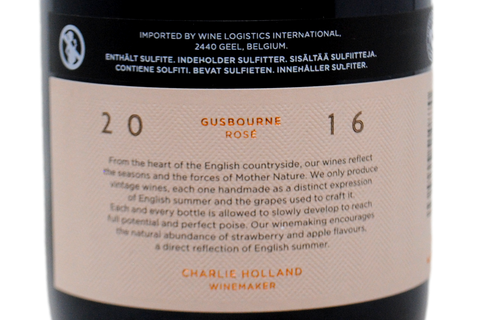 ENGLAND TRADITIONAL METHOD ROSÉ 2016 - GUSBOURNE