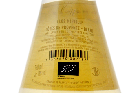 CÔTES DE PROVENCE CRU CLASSÉ BLANC BIO "CLOS MIREILLE" 2022 - DOMAINES OTT