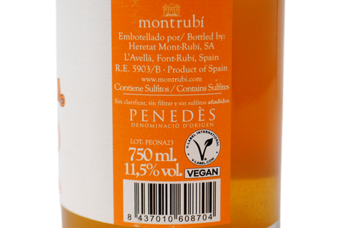 VEGAN ORANGE WINE "LA PEONA" 2023 - MONTRUBÍ