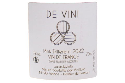 VIN DE FRANCE ROSÉ "PINK DIFFERENT" 2022 - VINILIBRE