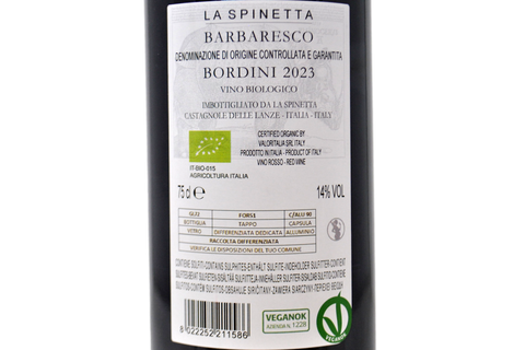 BARBARESCO DOCG "VIGNETO BORDINI" 2019 - LA SPINETTA RIVETS