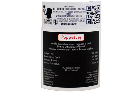 AUSTRALIA SYRAH "SOMEWHERE" 2021 - POPPELVEJ