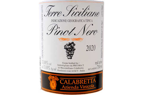 SICILE IGT NERELLO MASCALESE "VIEUX VIGNOBLES" 2011 - CALABRETTA