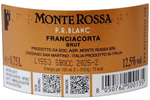 FRANCIACORTA BRUT "P.R."- MONTE ROSSA