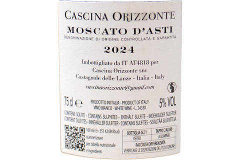 Vin blanc "Redécouvert" 2015 - Cascina Orizzonte