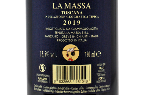 TOSCANA ROSSO IGT "LA MASSA" 2019 - TENUTA LA MASSA