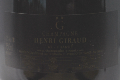 CHAMPAGNE BRUT « PR 18/90 » - HENRI GIRAUD