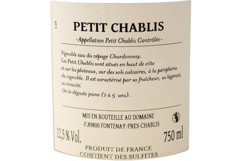 PETIT CHABLIS 2023 - DOMAINE ROY