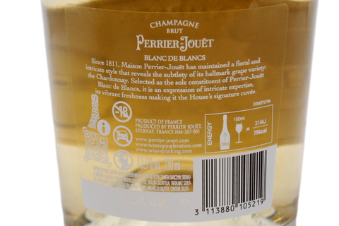 CHAMPAGNE BRUT BLANC DE BLANCS - PERRIER JOUËT