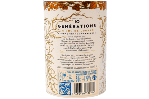 COGNAC PREMIER CRU "10 GENERATIONS" - MAISON FERRAND