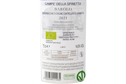 BAROLO DOCG "VURSU VIGNETO CAMPE" 2021 - LA SPINETTA RIVETTI