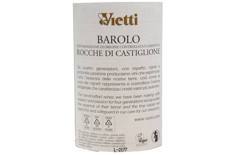 BAROLO DOCG "ROCCHE DI CASTIGLIONE" 2018 - VIETTI