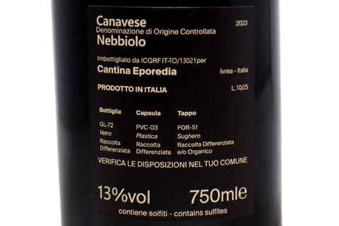 CANAVESE DOC NEBBIOLO 2023 - CANTINA EPOREDIA