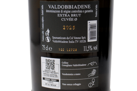 VALDOBBIADENE PROSECCO DOCG EXTRA BRUT "CUVÉE 0" 2025 - COL VETORAZ