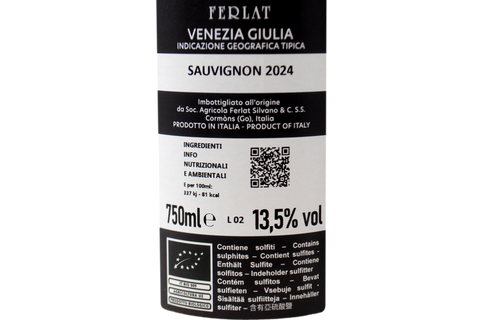 VENEZIA GIULIA IGT SAUVIGNON BIO 2024 - FERLAT