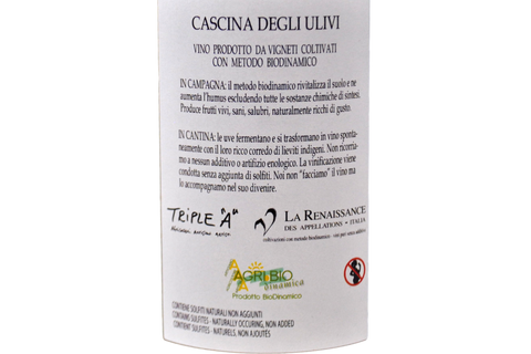 VINO ROSSO "NIBIÔ" (100% DOLCETTO) 2016 - CASCINA DEGLI ULIVI
