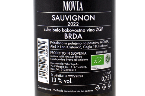 SAUVIGNON BLANC BRDA 2022 - MOVIA