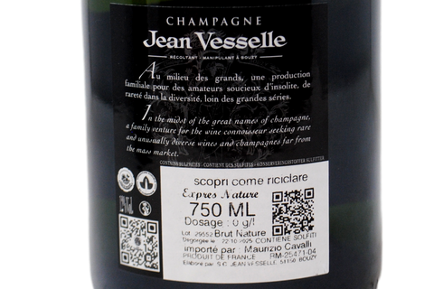 CHAMPAGNE BRUT NATURE "L'EXPRESSION NATURE" - JEAN VESSELLE