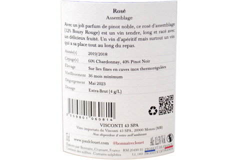 CHAMPAGNE EXTRA BRUT ROSE ASSEMBLAGE - PAUL CLOUET