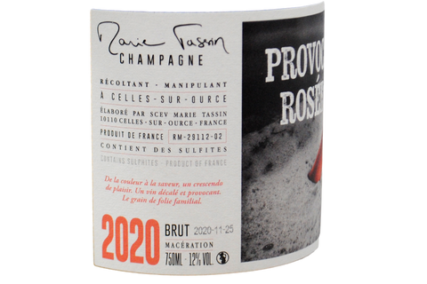 CHAMPAGNE ROSÉ BRUT "PROVOCATION" 2020 - FUMEY-TASSIN