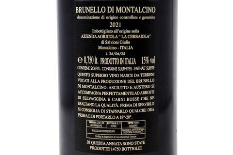BRUNELLO DI MONTALCINO DOCG "LA CERBAIONA" 2021 - SALVIONI