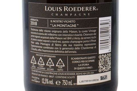 CHAMPAGNE BRUT VINTAGE "VIGNOBLE DE LA MONTAGNE" 2018 IN COFANETTO - LOUIS ROEDERER