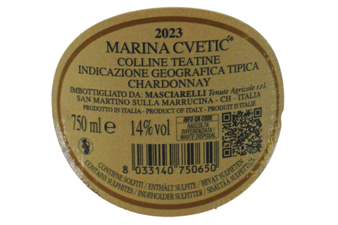 MONTEPULCIANO D'ABRUZZO RÉSERVE DOC 2016 - MARINA CVETIC