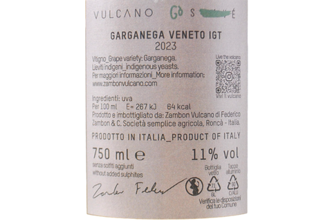GARGANEGA VENETO IGT "GÒ SÉ" 2023 - ZAMBON VULCANO