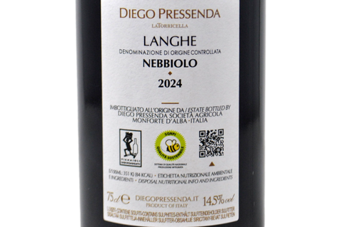LANGHE NEBBIOLO DOC 2024 - DIEGO PRESSENDA