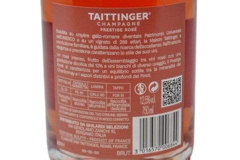 CHAMPAGNE ROSE BRUT “PRESTIGE” - TAITTINGER