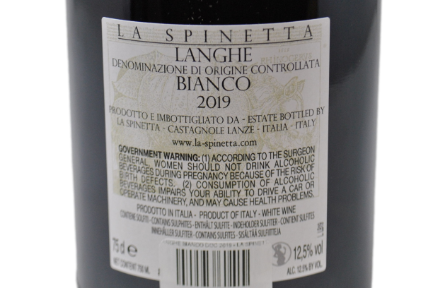 LANGHE BIANCO DOC 2019 - LA SPINETTA