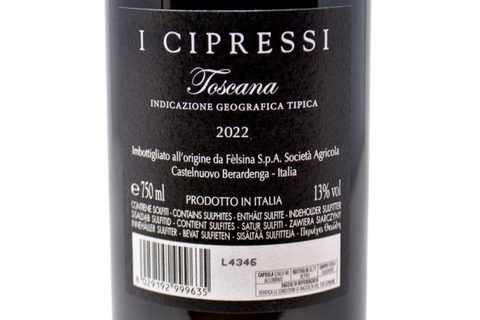TOSCANA ROSSO IGT "I CIPRESSI" 2022 - FELSINA