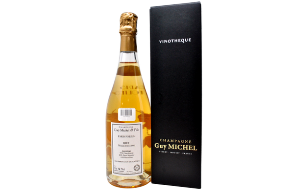 CHAMPAGNE BRUT MILLÉSIME 2000 VINOTHEQUE "PARIS FOLIES" - GUY MICHEL ET FILS