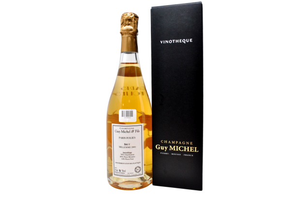 CHAMPAGNE BRUT MILLÉSIME 2000 VINOTHEQUE "PARIS FOLIES" - GUY MICHEL ET FILS