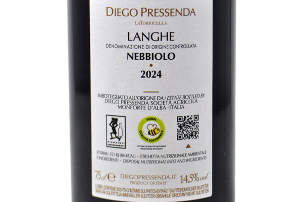 LANGHE NEBBIOLO DOC 2024 - DIEGO PRESSENDA