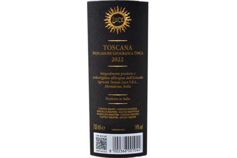TOSCANA IGT "LUCE DELLA VITE 30° VENDEMMIA" 2022 - TENUTA LUCE - FRESCOBALDI