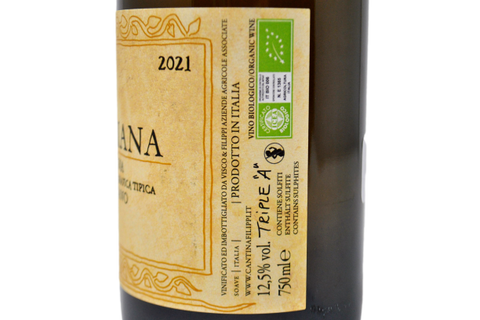 VERONA IGT TREBBIANO "TURBIANA" 2021 - CANTINA FILIPPI