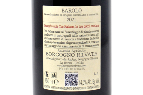 BAROLO DOCG "LE .III MADAME" 2021 - BORGOGNO RIVATA
