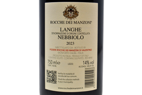 LANGHE NEBBIOLO DOC 2023 - ROCCHE DEI MANZONI