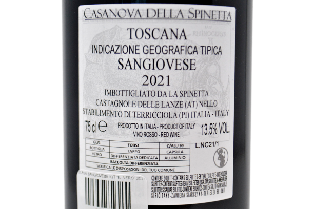 TOSCANA ROUGE IGT "IL GENTILE DI CASANOVA" 2013 - LA SPINETTA RIVETS