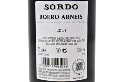 ROERO ARNEIS DOCG 2024 - SORDO