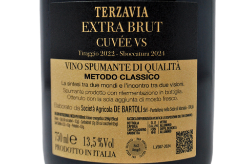 METODO CLASSICO EXTRA BRUT "TERZAVIA CUVÉE VS" 2022 - MARCO DE BARTOLI