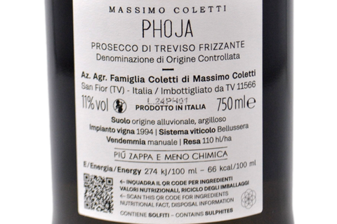 PROSECCO DI TREVISO DOC "PHOJA" - MASSIMO COLETTI