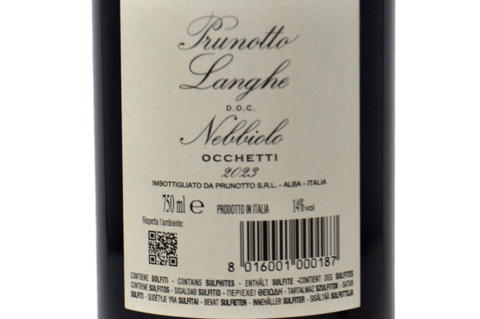 LANGHE NEBBIOLO DOC "OCCHETTI" 2023 - PRUNOTTO