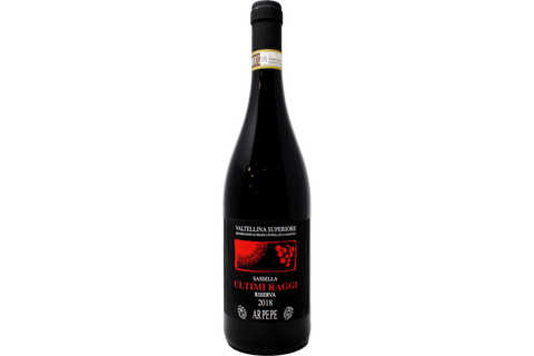 VALTELLINA SUPERIORE RISERVA DOCG SASSELLA NEBBIOLO "ULTIMI RAGGI" 2018 - ARPEPE